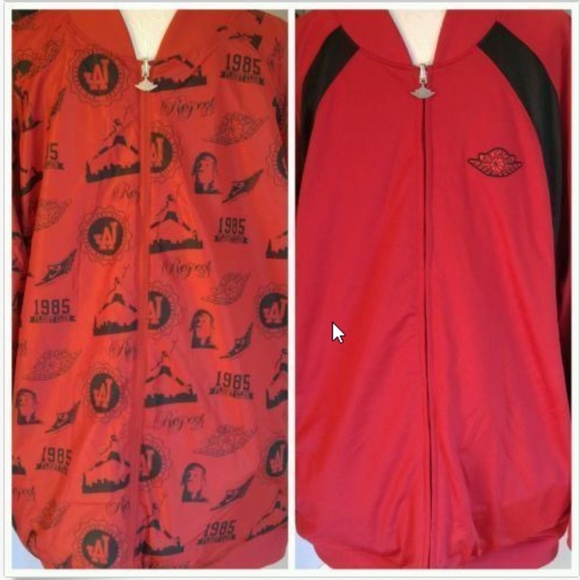 air jordan red jacket